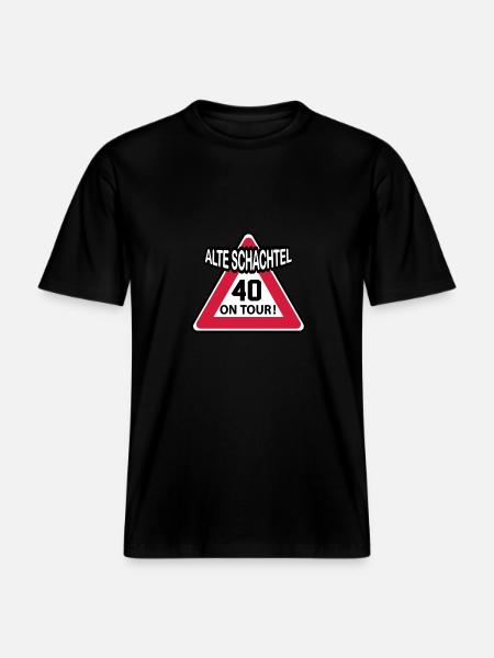 40 - RELAXED FIT Unisex Organic T-Shirt - black