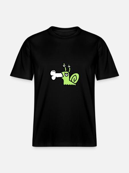 Carnivore worm 3 - RELAXED FIT Unisex Organic T-Shirt - black