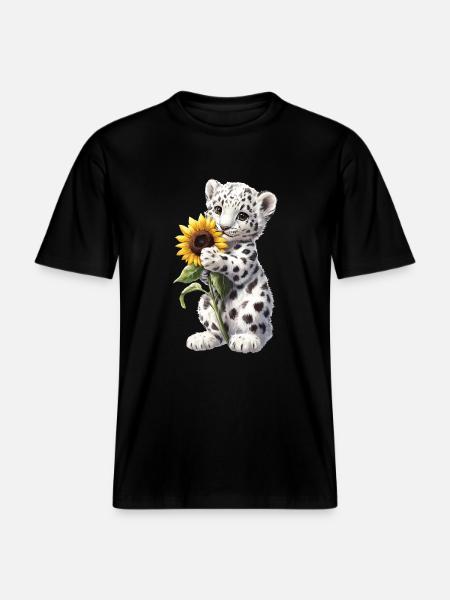 Hase -  RELAXED FIT Unisex Organic T-Shirt - Schwarz