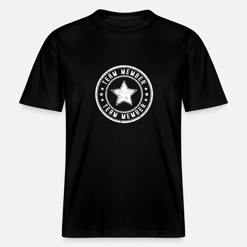 Équipier -  T-shirt unisexe RELAXED FIT en coton bio - noir