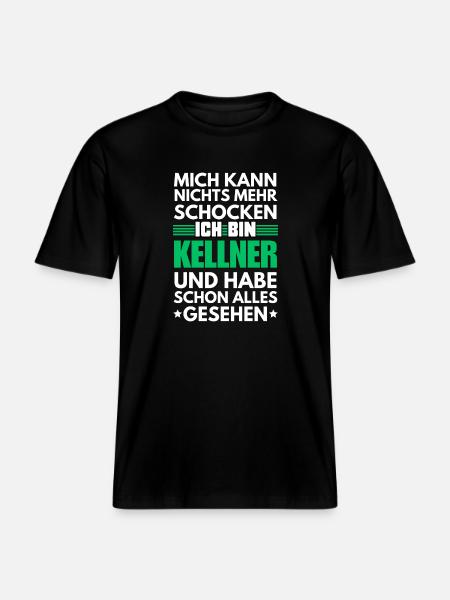 Non-shockable waiter - RELAXED FIT Unisex Organic T-Shirt - black