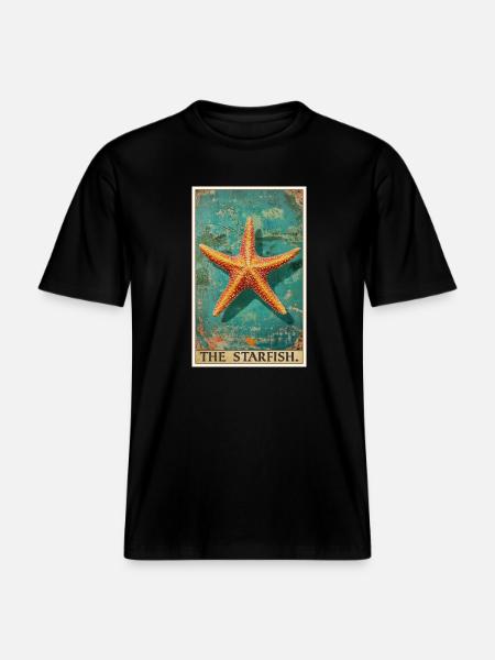 Seesterne Seestern - RELAXED FIT Unisex Organic T-Shirt - Schwarz