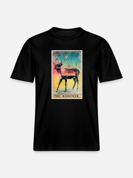 Renne Renne - T-shirt unisexe RELAXED FIT en coton bio - noir
