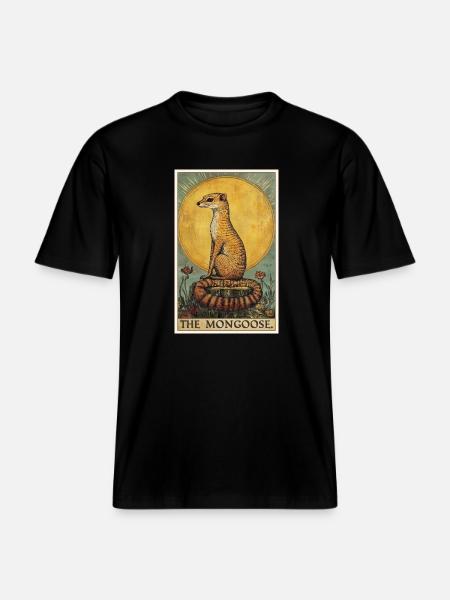 Mongoose's Mongoose - RELAXED FIT Unisex Organic T-Shirt - black