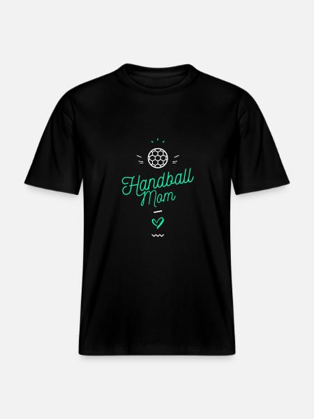 Handball mom -  RELAXED FIT Unisex Organic T-Shirt - black