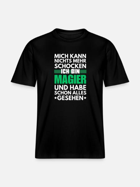 Mage non électrocutable -  T-shirt unisexe RELAXED FIT en coton bio - noir