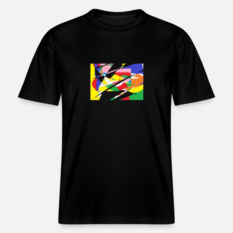 Pattern -  RELAXED FIT Unisex Organic T-Shirt - black