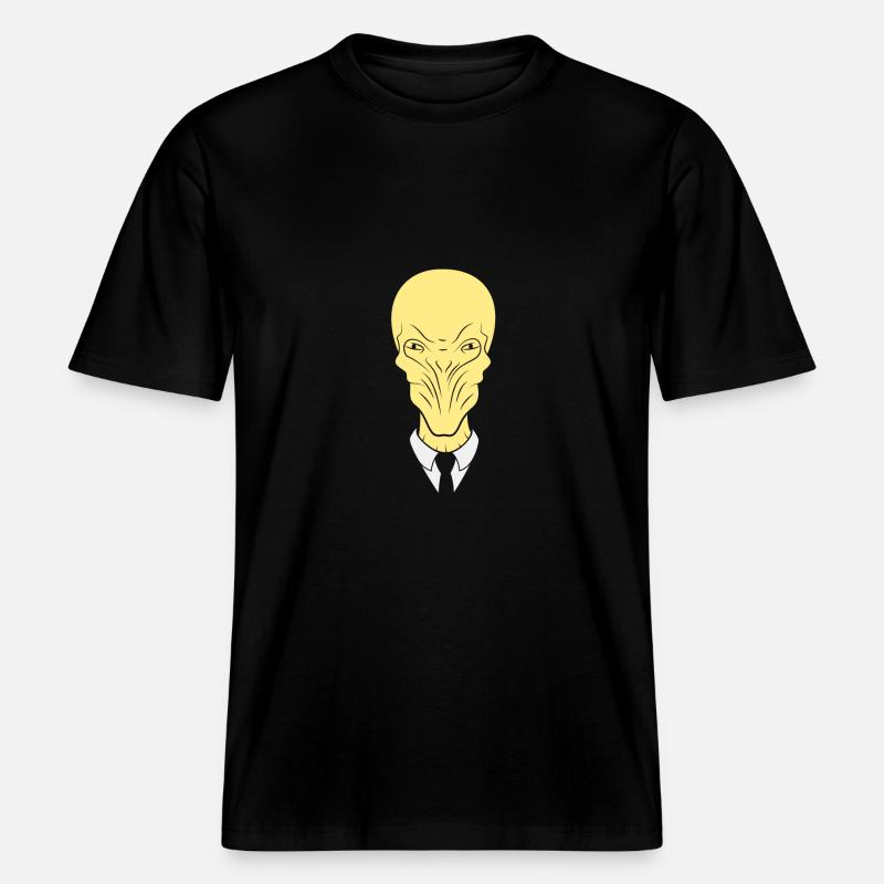 Die Stille wird fallen -  RELAXED FIT Unisex Organic T-Shirt - Schwarz