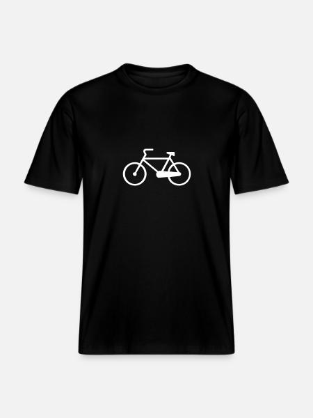 bicycle,student,university -  RELAXED FIT Unisex Organic T-Shirt - black