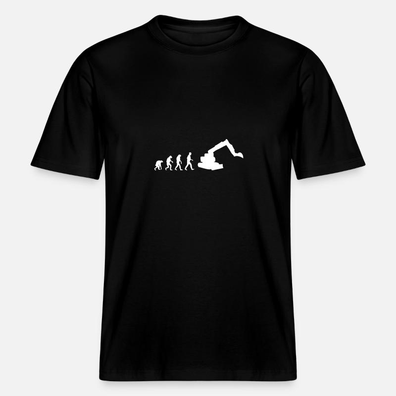 digger evolution -  RELAXED FIT Unisex Organic T-Shirt - black