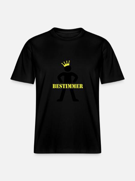 Bestimmer_2C -  RELAXED FIT Unisex Organic T-Shirt - Schwarz