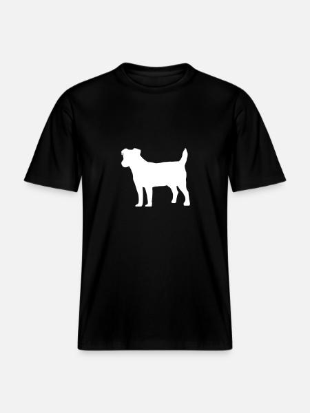 Jack Russell -  RELAXED FIT Unisex Organic T-Shirt - Schwarz