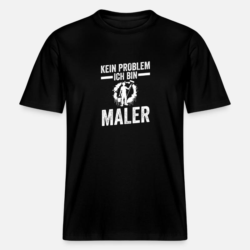 Master Painter Journeyman Painter -  RELAXED FIT Unisex Organic T-Shirt - black
