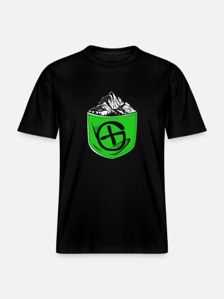 Geocaching Geocache Geocacher - RELAXED FIT Unisex Organic T-Shirt - black