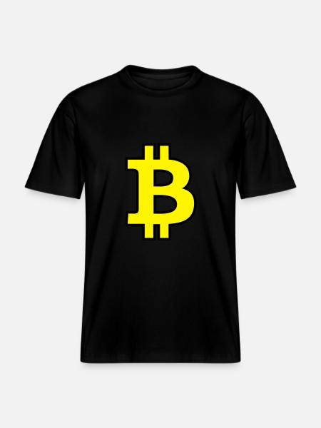 Bitcoin Satoshi Nakamoto - RELAXED FIT Unisex Organic T-Shirt - Schwarz