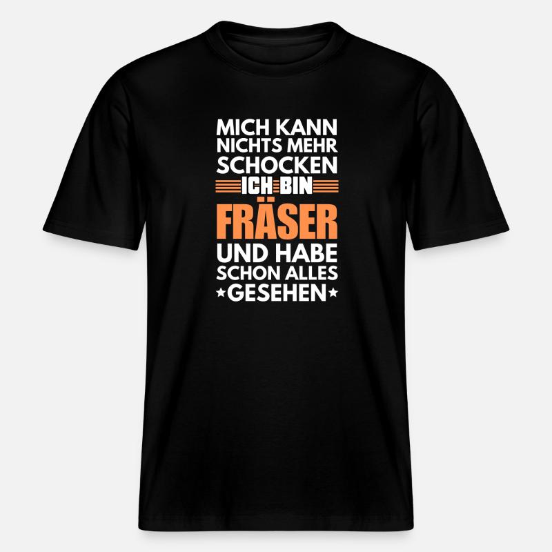 Non-shockable cutter -  RELAXED FIT Unisex Organic T-Shirt - black
