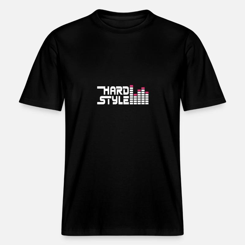 hard style hardstyle equalizer FR -  T-shirt unisexe RELAXED FIT en coton bio - noir