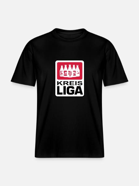 kreisliga - RELAXED FIT Unisex Organic T-Shirt - Schwarz