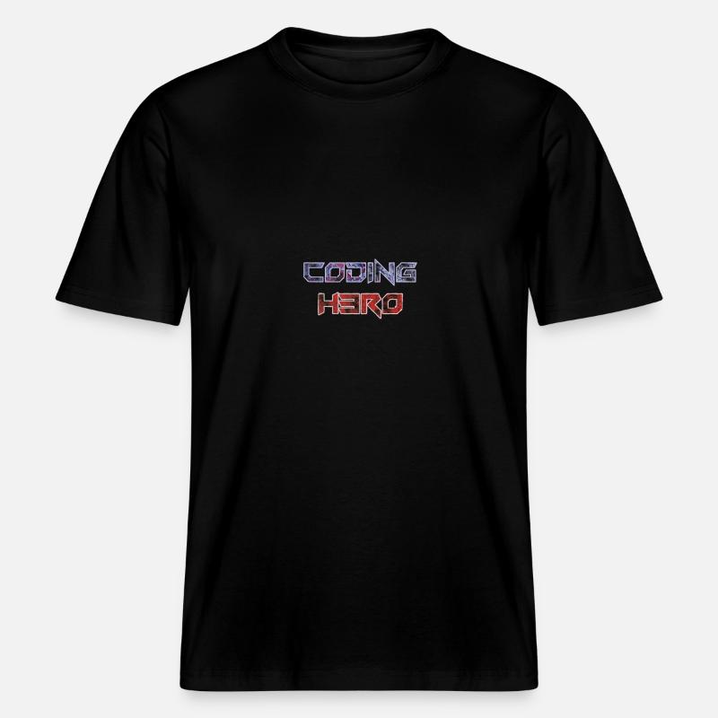 Coding Hero - Programmier-Held -  RELAXED FIT Unisex Organic T-Shirt - Schwarz