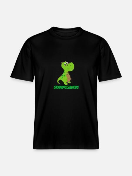 Opasaurus - Geschenkidee -  RELAXED FIT Unisex Organic T-Shirt - Schwarz