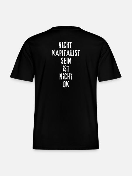 Kapitalist - RELAXED FIT Unisex Organic T-Shirt - Schwarz