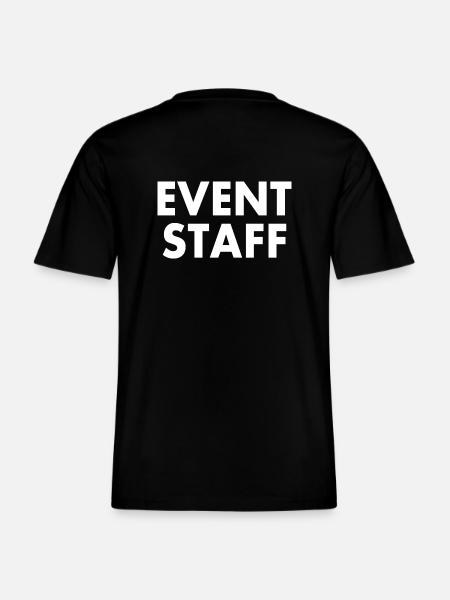 Event staff - RELAXED FIT Unisex Organic T-Shirt - black