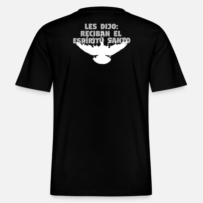 Receive Comforter - Spanisch -  RELAXED FIT Unisex Organic T-Shirt - Schwarz