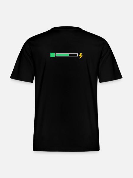 energy - RELAXED FIT Unisex Organic T-Shirt - black