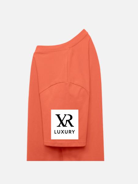 Luxuriöses XR-Design für exklusive Mode -  RELAXED FIT Unisex Organic T-Shirt - Hellrot