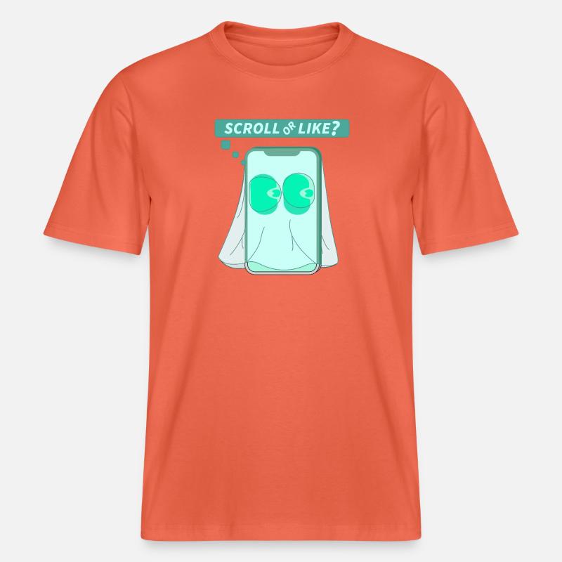 ODER -  RELAXED FIT Unisex Organic T-Shirt - Hellrot