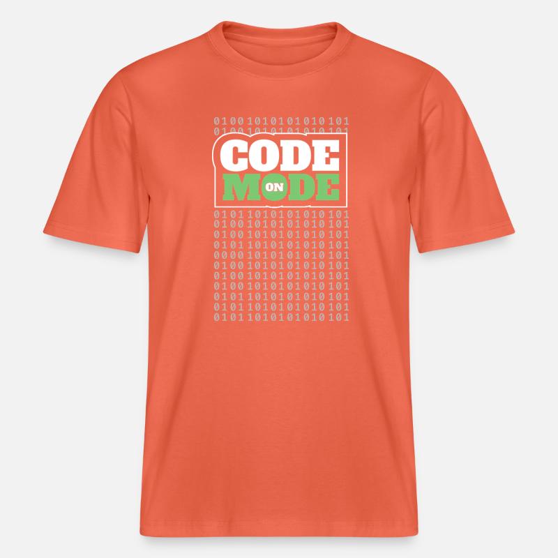 Codemodus An – Programmierung von Softwareentwickler Programmierer -  RELAXED FIT Unisex Organic T-Shirt - Hellrot