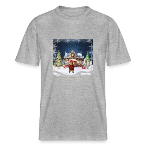 Verrücktes Weihnachtscafé - Stanley/Stella Unisex Bio-T-Shirt SPARKER 