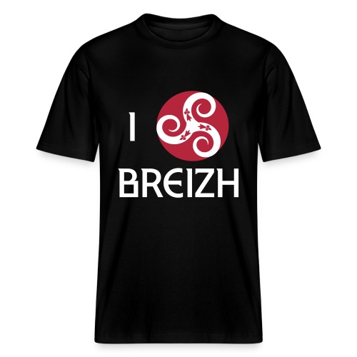 I LOVE BREIZH - BRETAGNE - T-shirt bio décontracté SPARKER 2.0 Stanley/Stella Unisexe