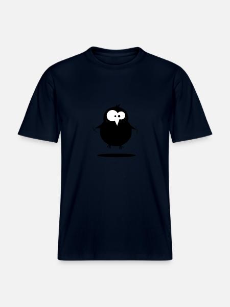 Vogel - RELAXED FIT Unisex Organic T-Shirt - Navy