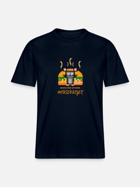 Mouseburger -  RELAXED FIT Unisex Organic T-Shirt - french navy