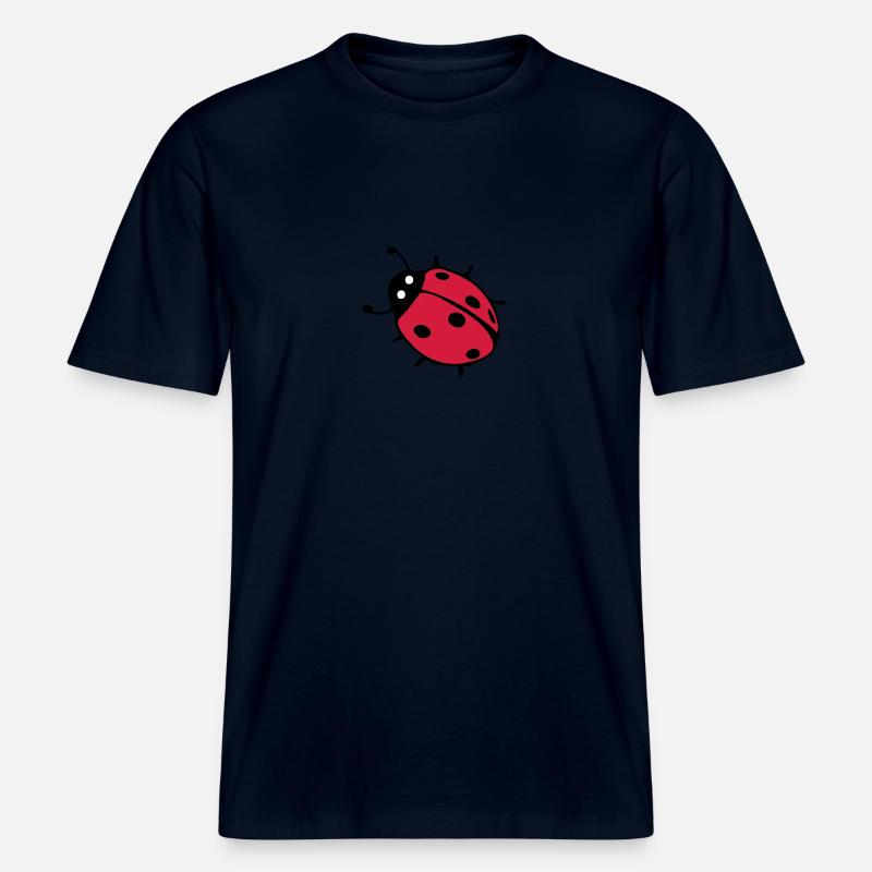 Ladybug -  RELAXED FIT Unisex Organic T-Shirt - french navy