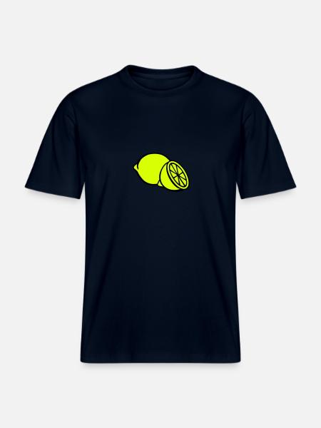 Citron -  T-shirt unisexe RELAXED FIT en coton bio - marine