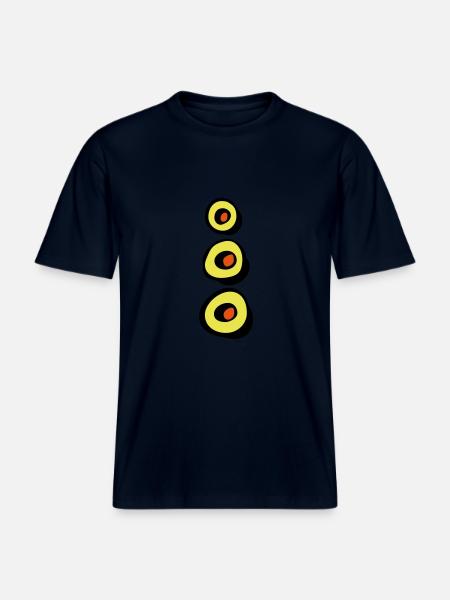 tentakel_g -  RELAXED FIT Unisex Organic T-Shirt - Navy