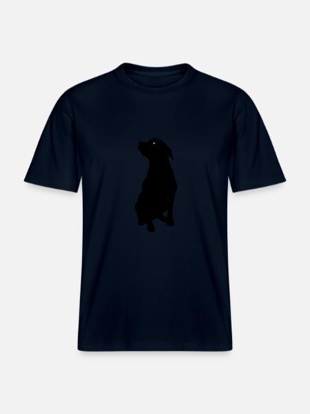dog -  RELAXED FIT Unisex Organic T-Shirt - french navy