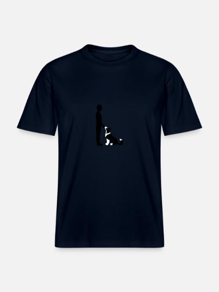 Obedience 3 - RELAXED FIT Unisex Organic T-Shirt - french navy