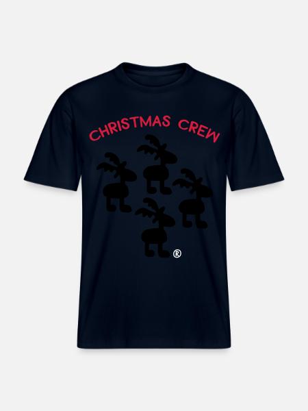 Christmas - RELAXED FIT Unisex Organic T-Shirt - french navy