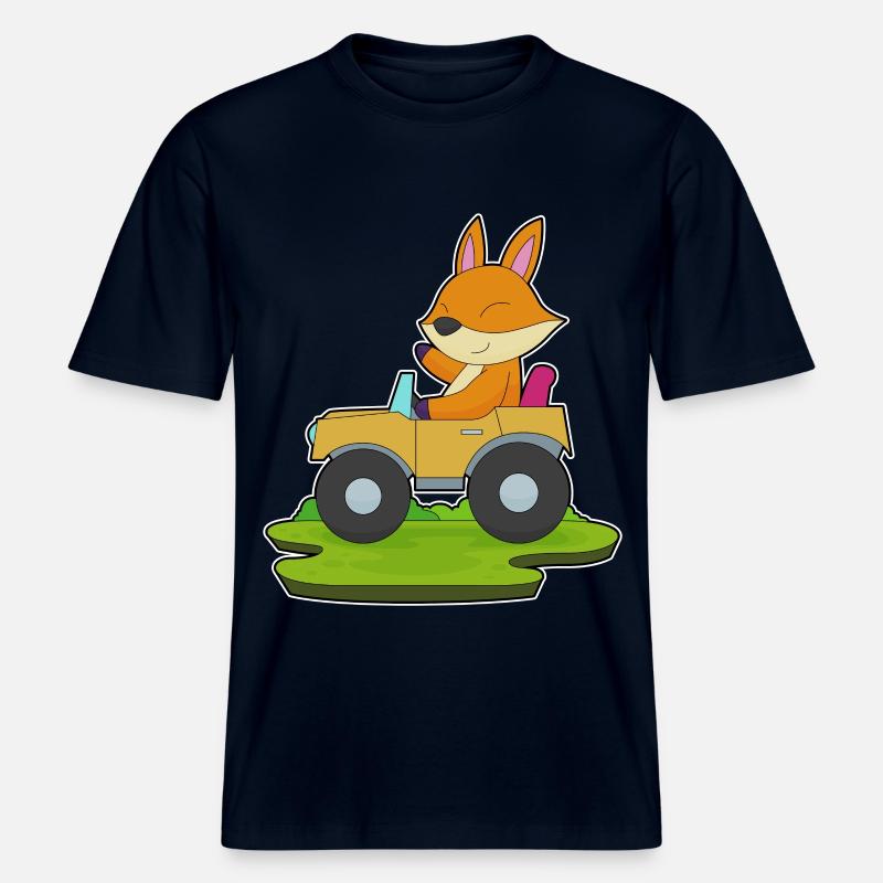 Fuchs Auto - RELAXED FIT Unisex Organic T-Shirt - Navy