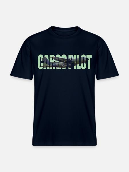 Cargo pilot C-160 -  RELAXED FIT Unisex Organic T-Shirt - french navy