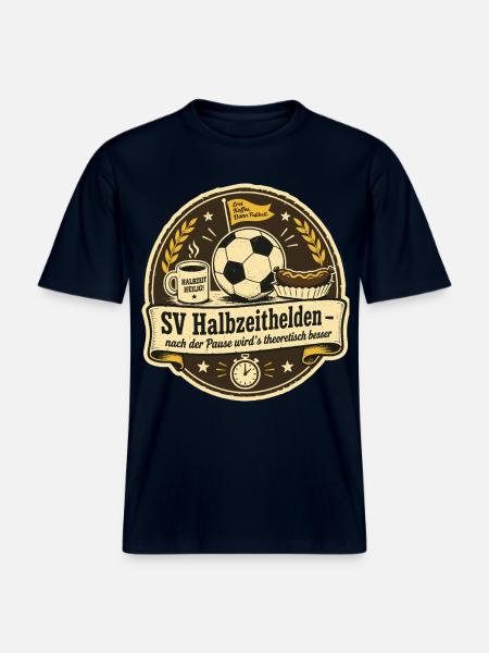 SV Halbzeithelden - RELAXED FIT Unisex Organic T-Shirt - Navy