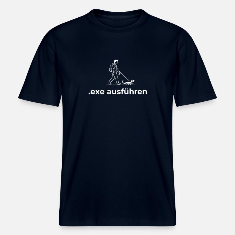 Sys Admin Programmierer Informatiker - RELAXED FIT Unisex Organic T-Shirt - Navy