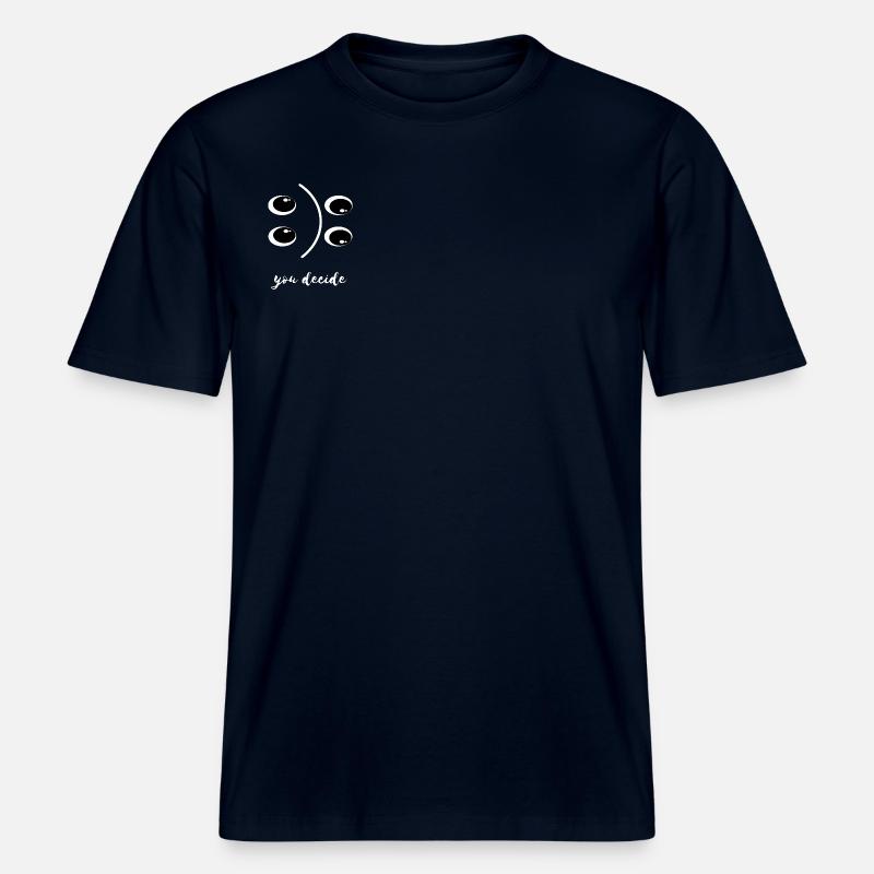 C’est vous qui décidez -  T-shirt unisexe RELAXED FIT en coton bio - marine