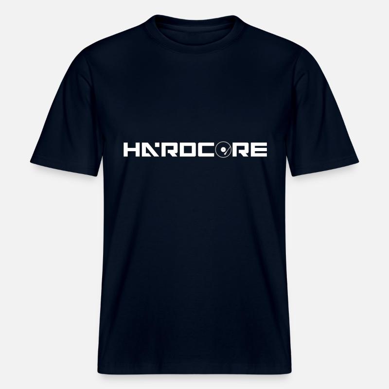 hard-core6 -  T-shirt unisexe RELAXED FIT en coton bio - marine