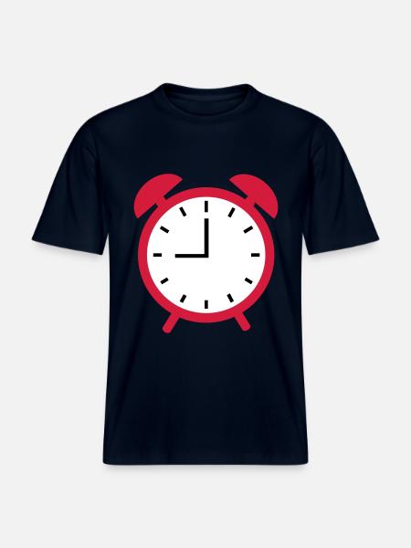 Wecker -  RELAXED FIT Unisex Organic T-Shirt - Navy