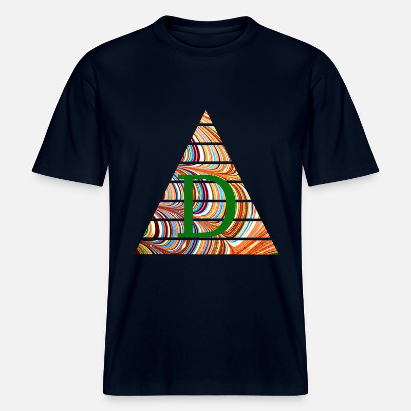 Triangle E 56 D -  T-shirt unisexe RELAXED FIT en coton bio - marine