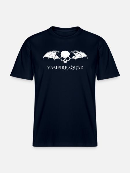 Vampire Squad bnw -  RELAXED FIT Unisex Organic T-Shirt - french navy